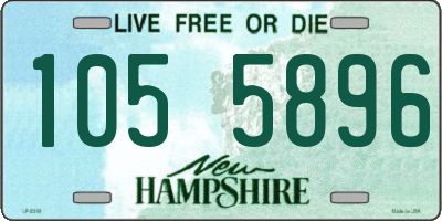 NH license plate 1055896
