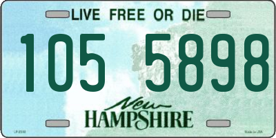 NH license plate 1055898