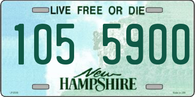NH license plate 1055900