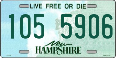 NH license plate 1055906