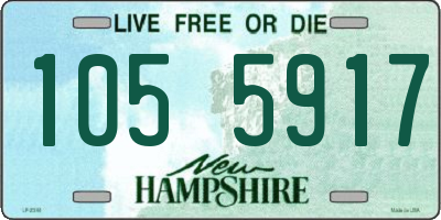 NH license plate 1055917