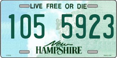 NH license plate 1055923