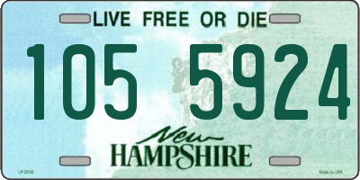 NH license plate 1055924