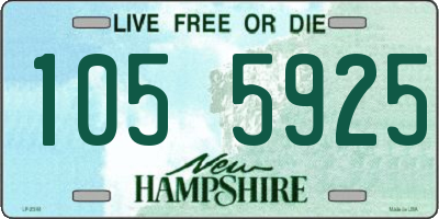 NH license plate 1055925