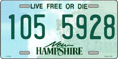 NH license plate 1055928