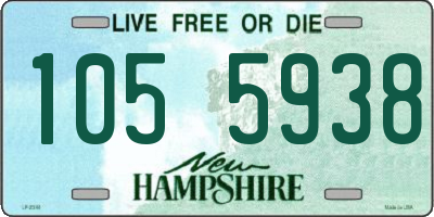 NH license plate 1055938