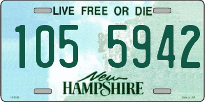 NH license plate 1055942