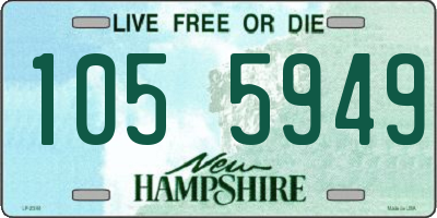 NH license plate 1055949