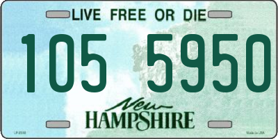 NH license plate 1055950