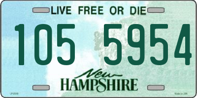 NH license plate 1055954