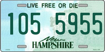 NH license plate 1055955