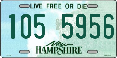 NH license plate 1055956