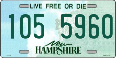 NH license plate 1055960
