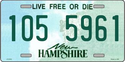 NH license plate 1055961