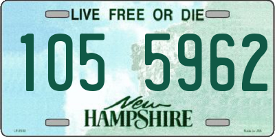 NH license plate 1055962