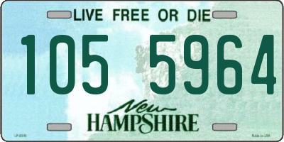 NH license plate 1055964