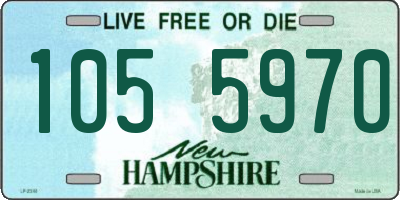 NH license plate 1055970