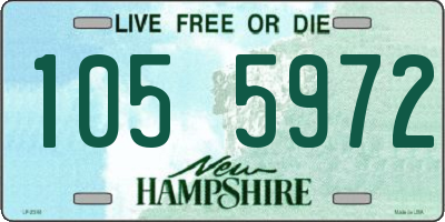 NH license plate 1055972