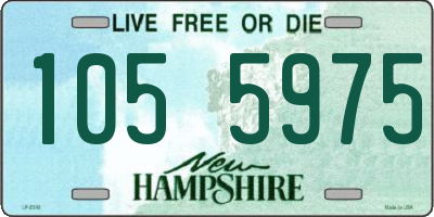 NH license plate 1055975