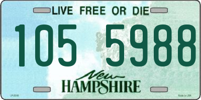 NH license plate 1055988