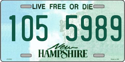 NH license plate 1055989