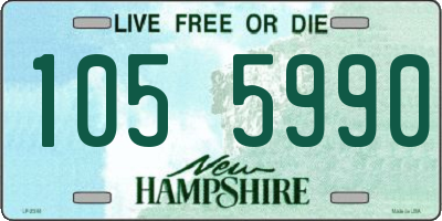 NH license plate 1055990