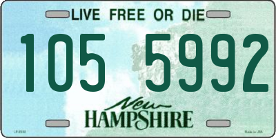 NH license plate 1055992