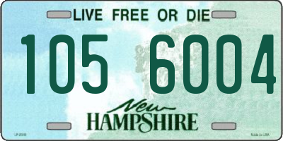 NH license plate 1056004