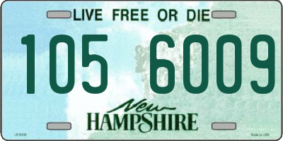 NH license plate 1056009