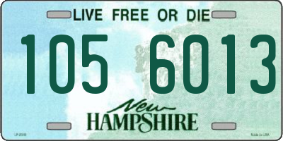 NH license plate 1056013