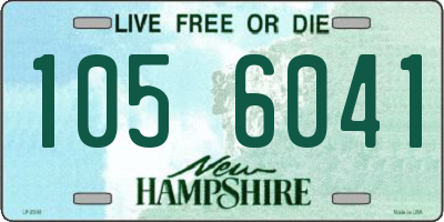 NH license plate 1056041