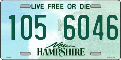 NH license plate 1056046