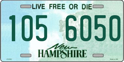 NH license plate 1056050