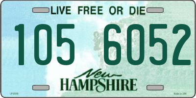NH license plate 1056052