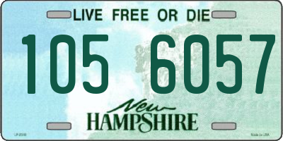 NH license plate 1056057