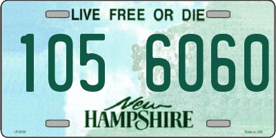 NH license plate 1056060