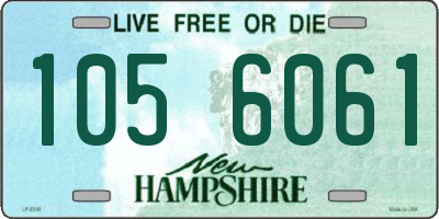 NH license plate 1056061