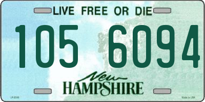 NH license plate 1056094