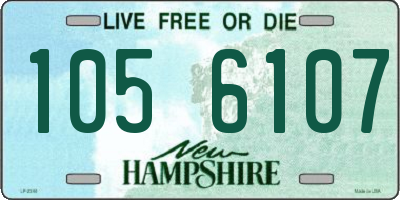 NH license plate 1056107