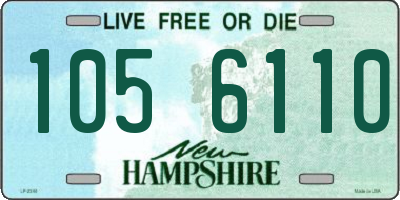 NH license plate 1056110