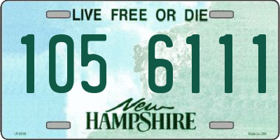 NH license plate 1056111