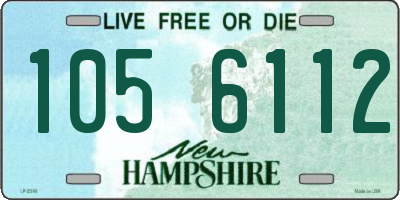 NH license plate 1056112