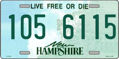 NH license plate 1056115