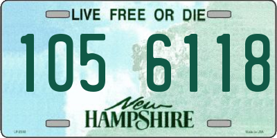 NH license plate 1056118