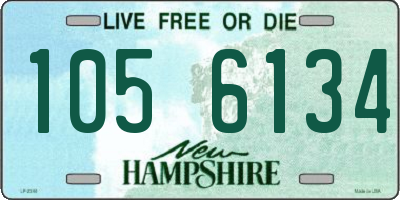NH license plate 1056134