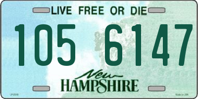 NH license plate 1056147