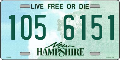 NH license plate 1056151