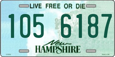 NH license plate 1056187
