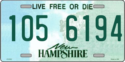 NH license plate 1056194