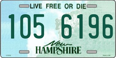 NH license plate 1056196